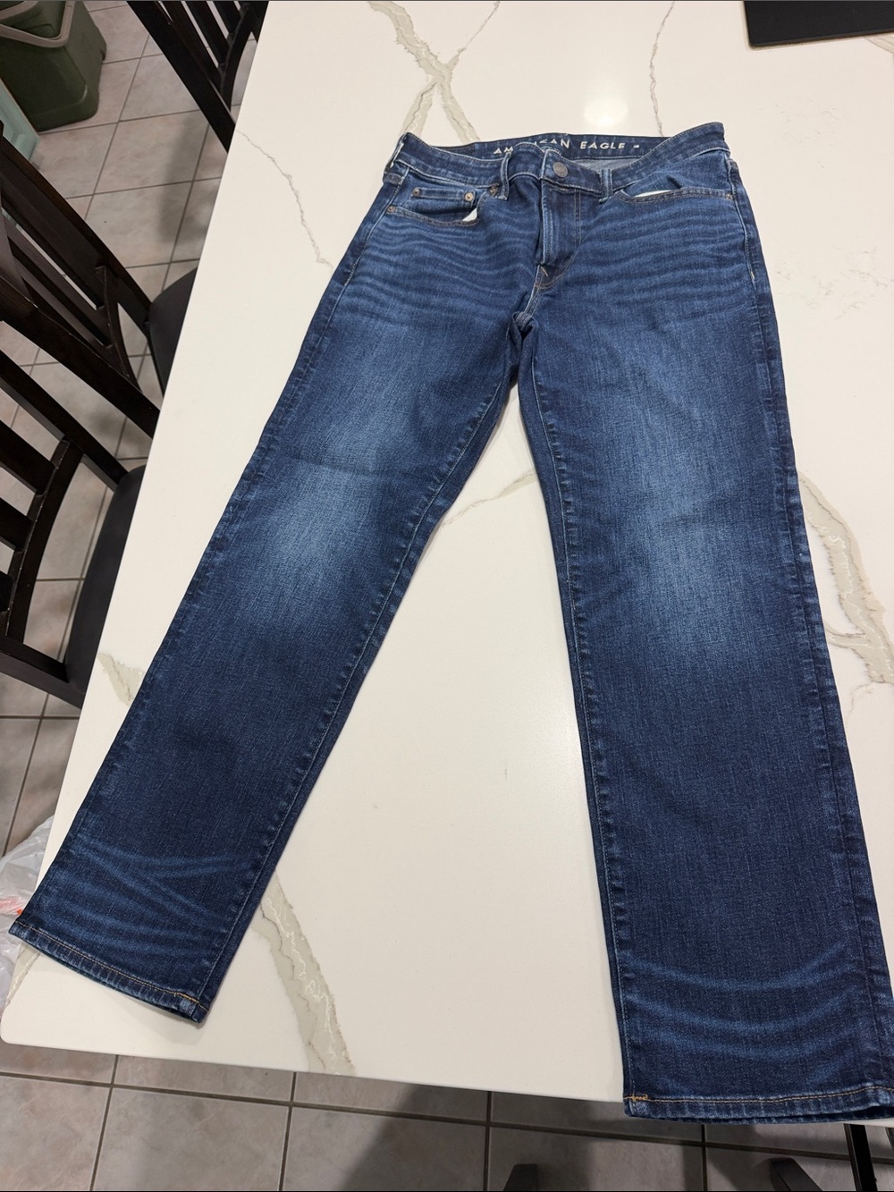 American Eagle Outfitters Men’s Classic Blue Straight Jeans